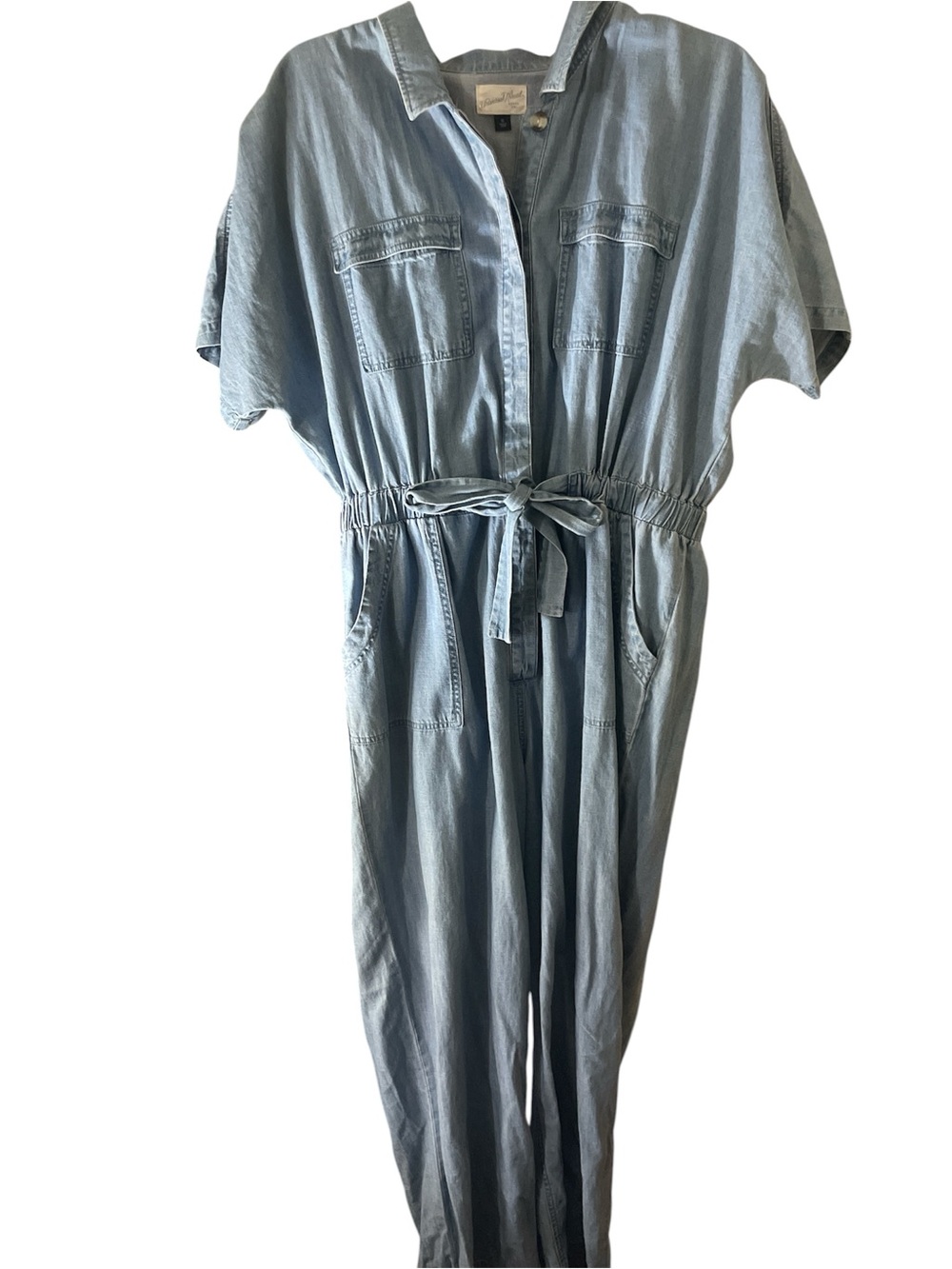 SOLD ELSEWHERE Universal Thread Light Blue Denim Button-Front Jumpsuit